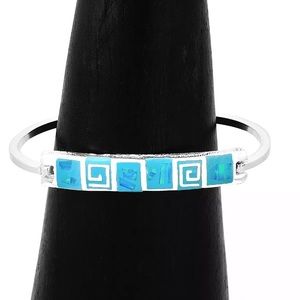 Tribal Inlay Cuff Bracelet